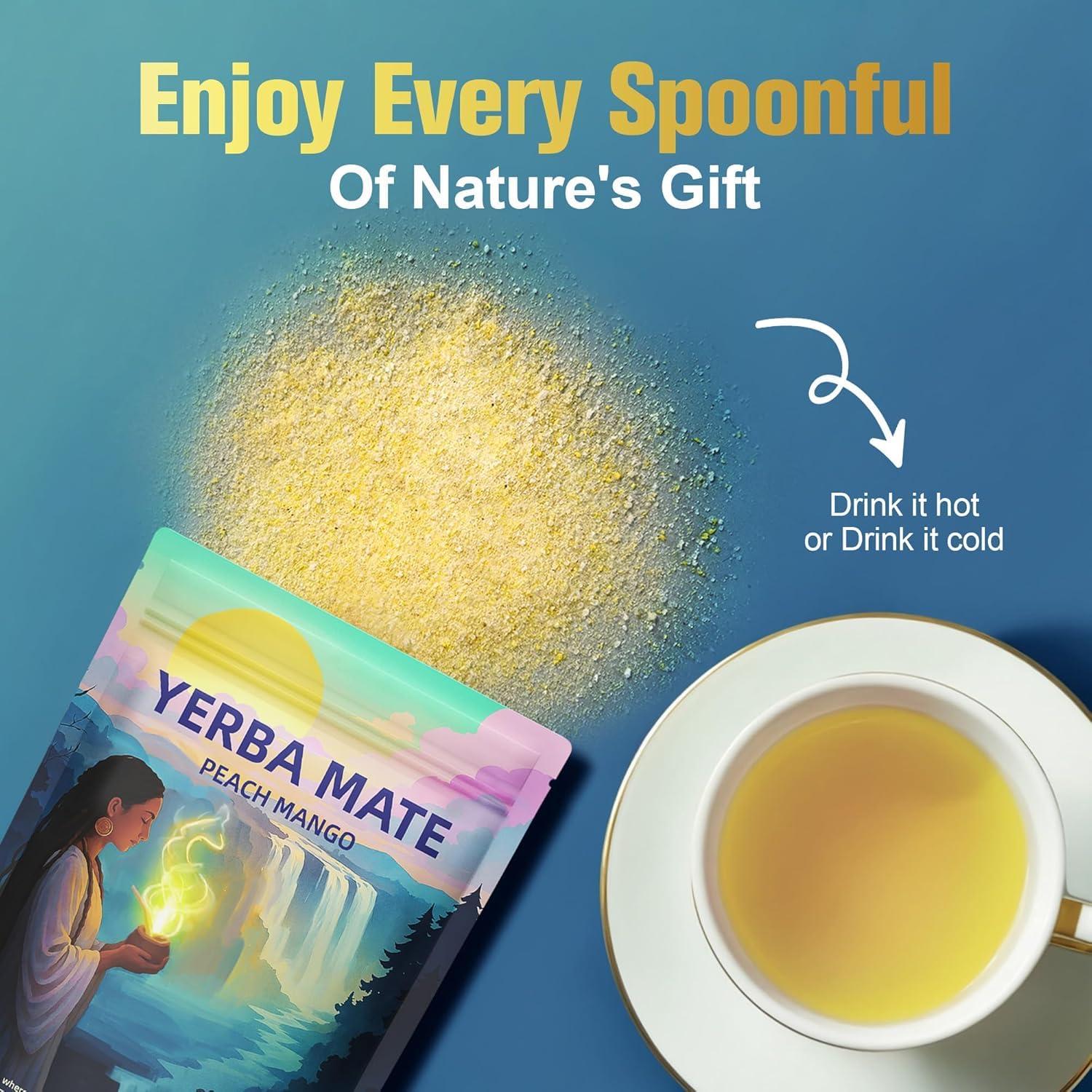 Yerba Mate Té Instantáneo Oneoo Durazno Mango 30 Porciones