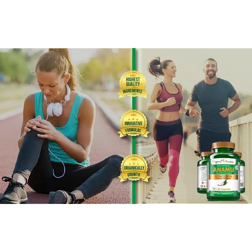 Vitaminas Orgánicas Anamu 1250mg 240 Cápsulas Vitamisan