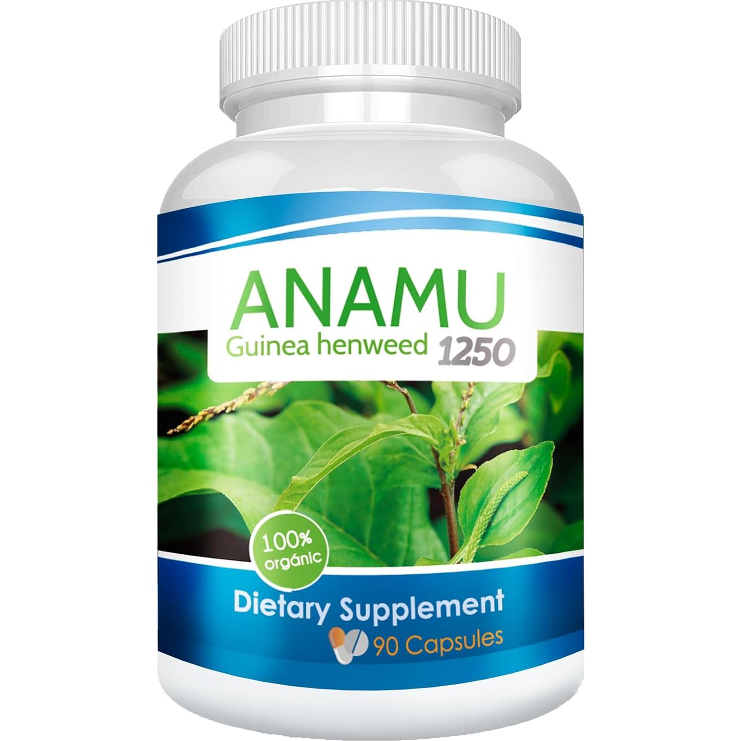 VITAMISAN Anamu 1250 mg Orgánico 90 Cápsulas Antioxidantes