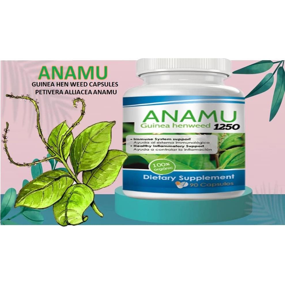 VITAMISAN Anamu 1250 mg Orgánico 90 Cápsulas Antioxidantes