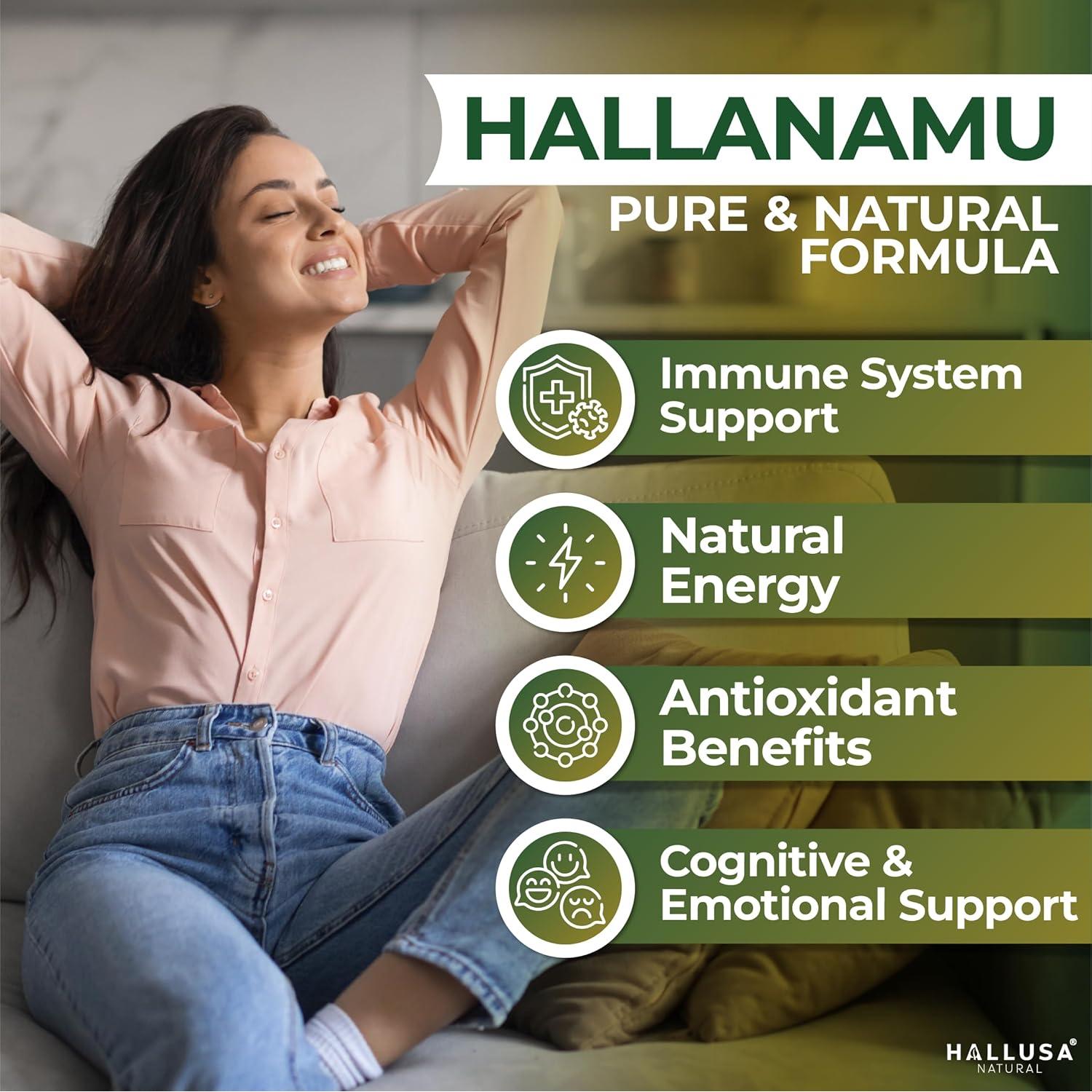 Cápsulas de Raíz de Anamu Hallusa 450 mg - 100 Unidades