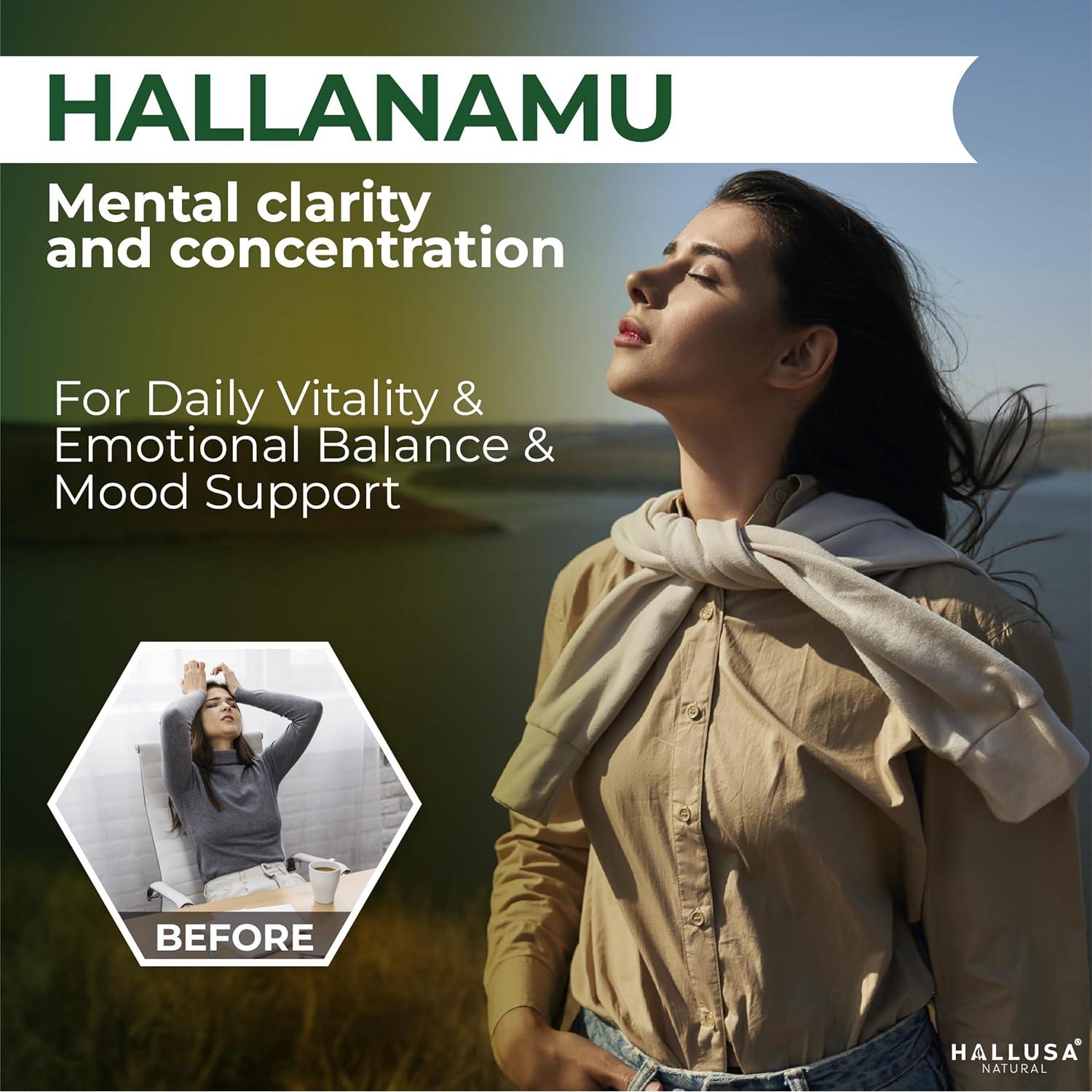 Cápsulas de Raíz de Anamu Hallusa 450 mg - 100 Unidades