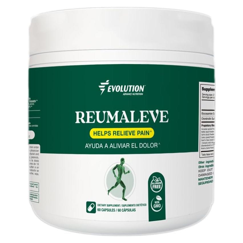 Reumaleve Suplemento Articular 60 Cápsulas - Glucosamina y Condroitina