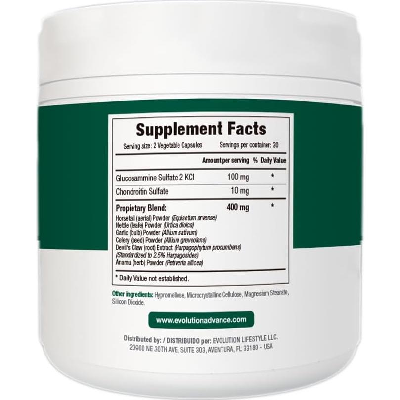 Reumaleve Suplemento Articular 60 Cápsulas - Glucosamina y Condroitina