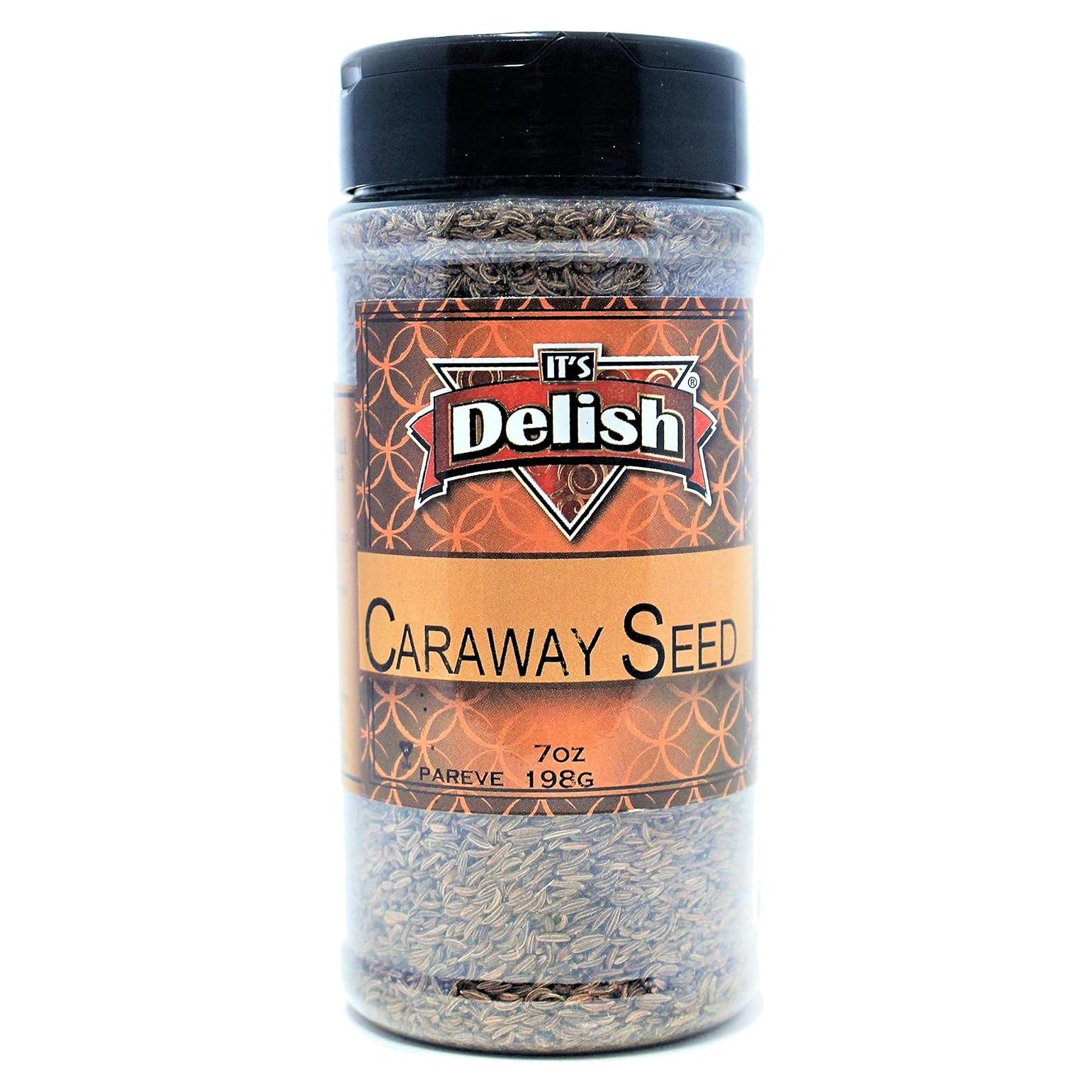Gourmet Caraway Seeds by Its Delish, Medium Jar, 7 oz