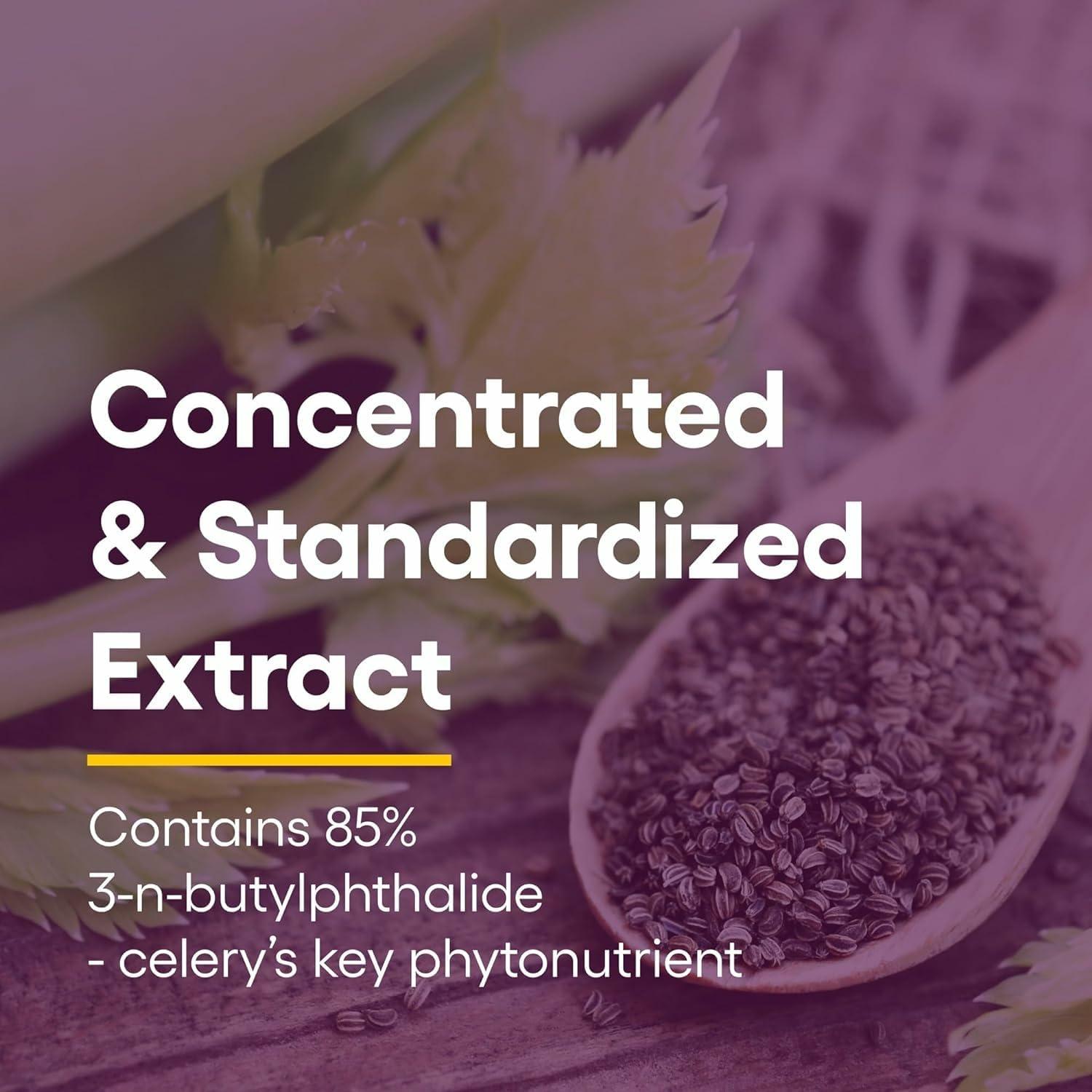 Extracto de Semilla de Apio 75 mg Factores Naturales 60 Cápsulas