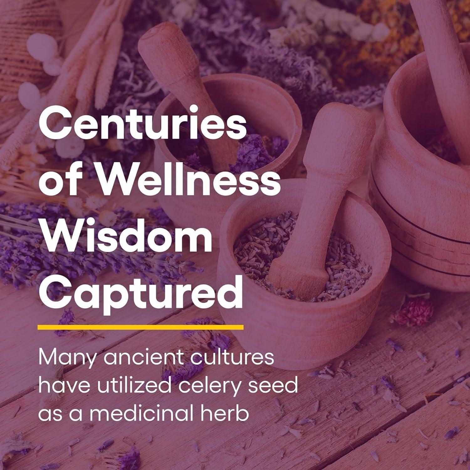 Extracto de Semilla de Apio 75 mg Factores Naturales 60 Cápsulas