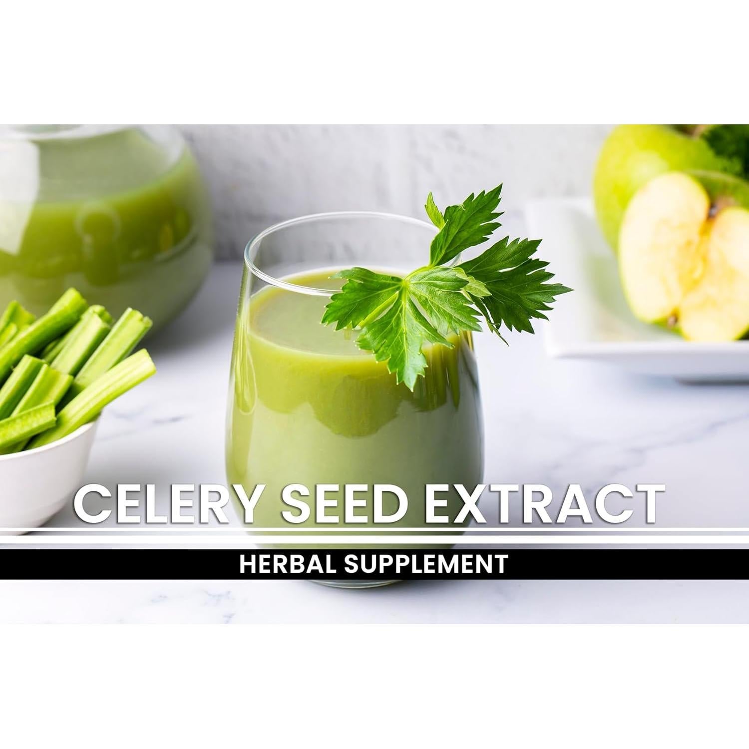 Extracto de Semilla de Apio 365 Cápsulas Ingredientes Originales