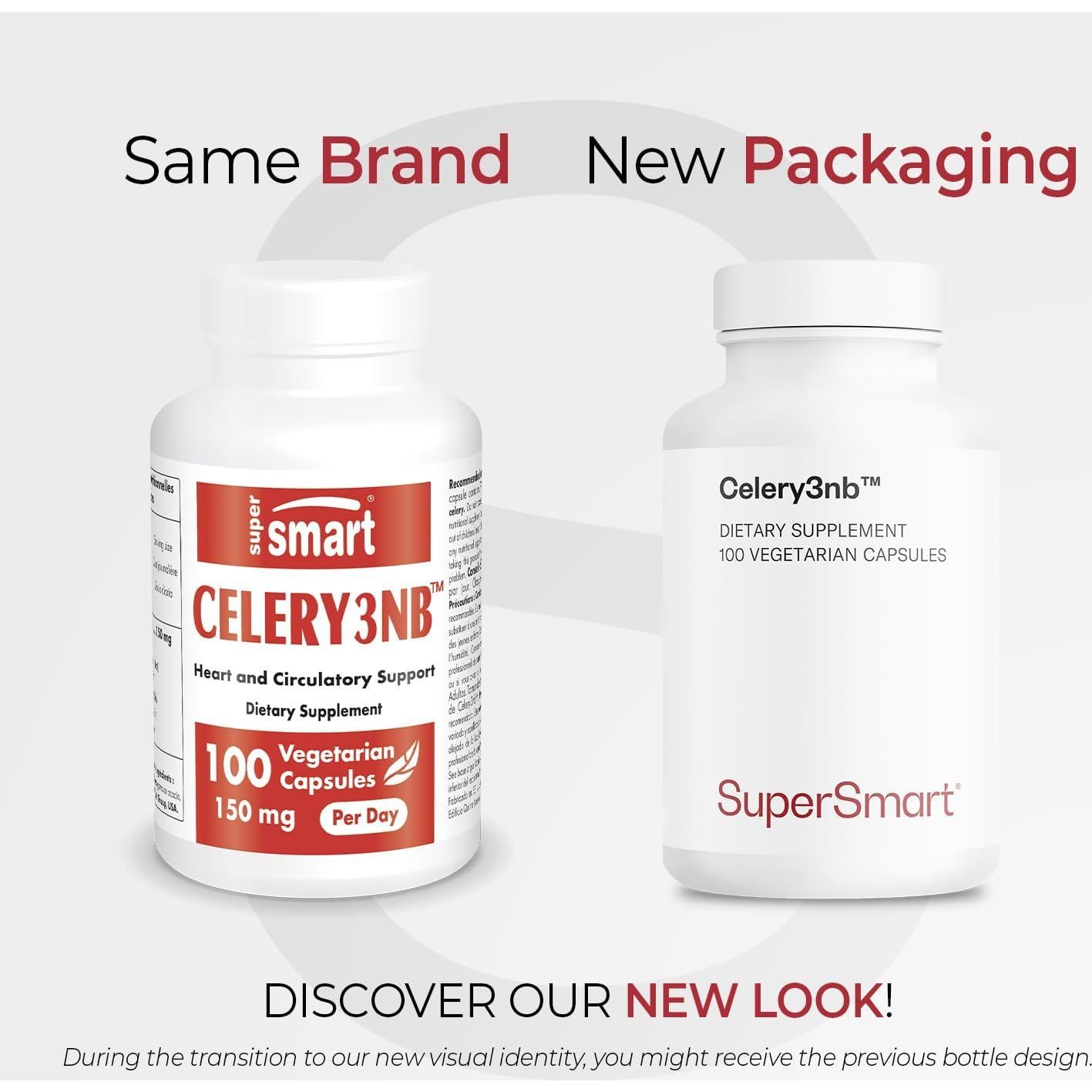 Suplemento Natural de Semilla de Apio Supersmart 100 Cápsulas