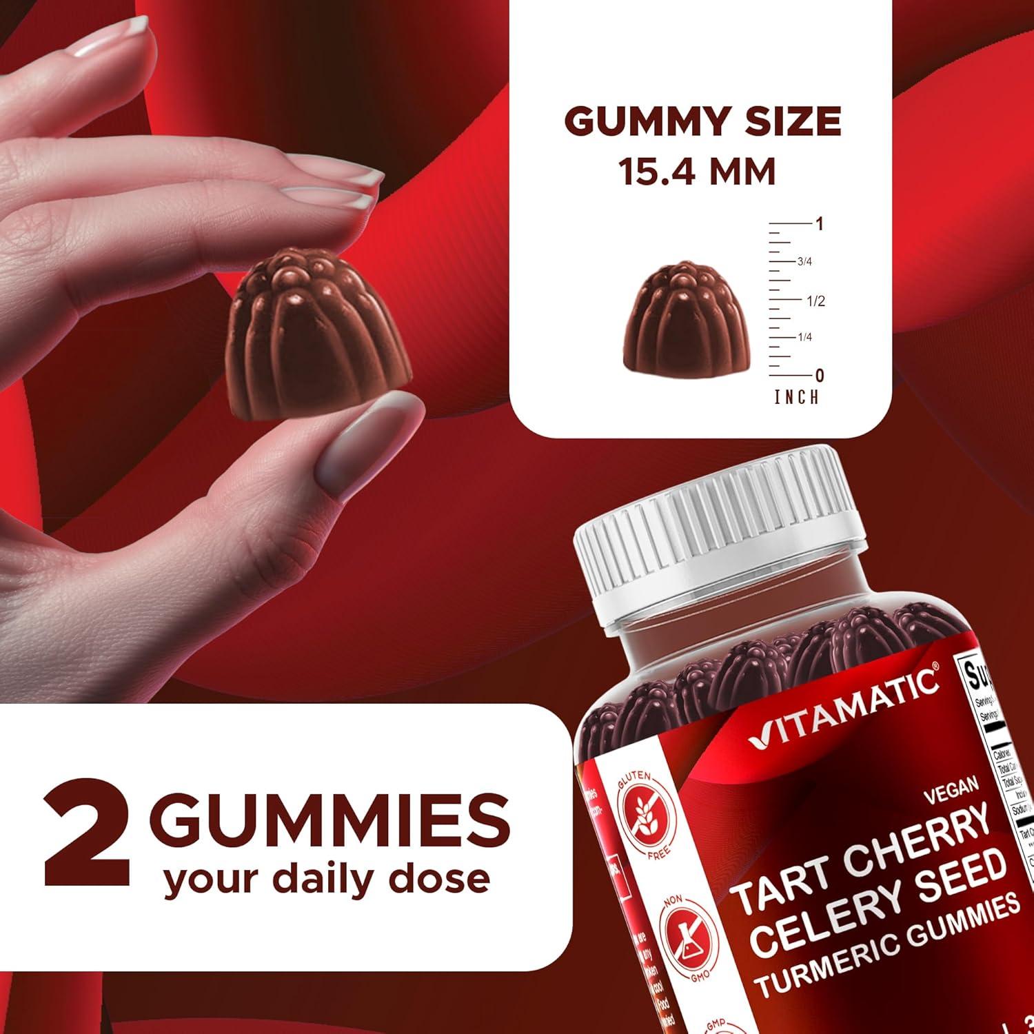 Gomitas de Cereza Ácida Vitamatic 4000mg - Paquete de 2