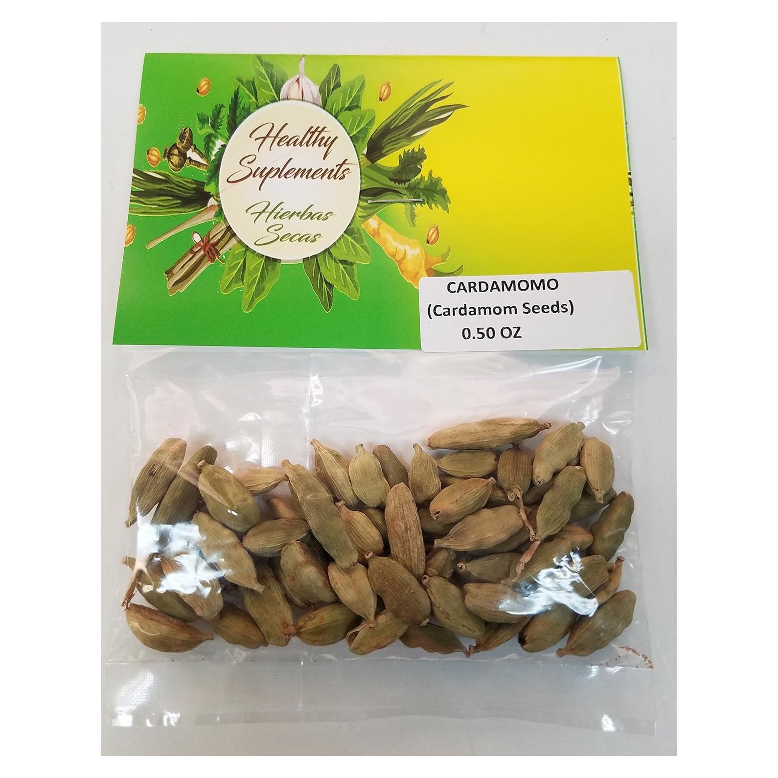 Cardamomo 14.17 g 100% Natural Healthy Supplements