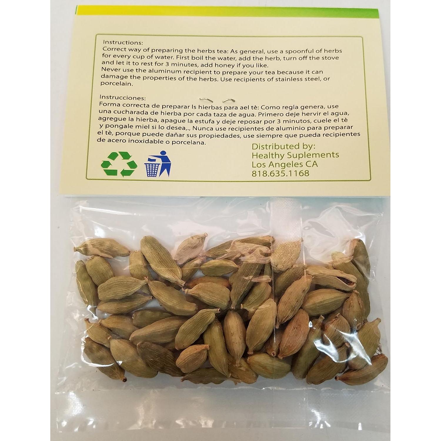 Cardamomo 14.17 g 100% Natural Healthy Supplements