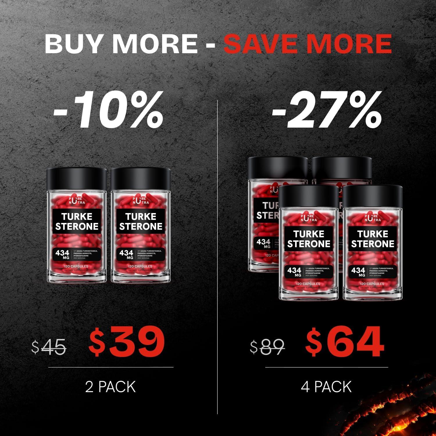 Suplemento de Turkesterona Orgánica HealMeal 120 Cápsulas