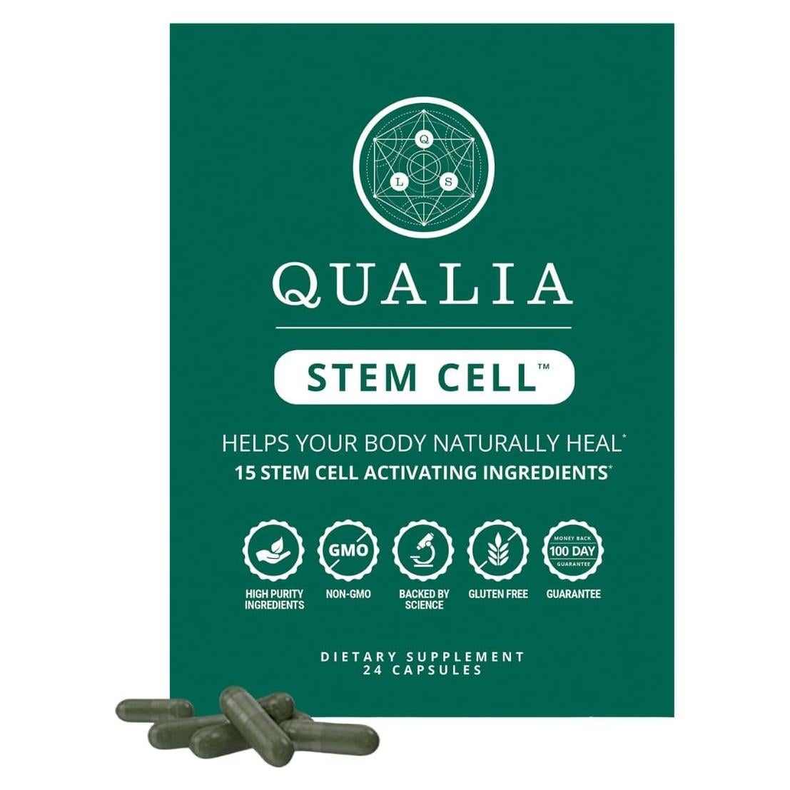 Qualia Célula Madre - Suplemento Natural de 16 Ingredientes