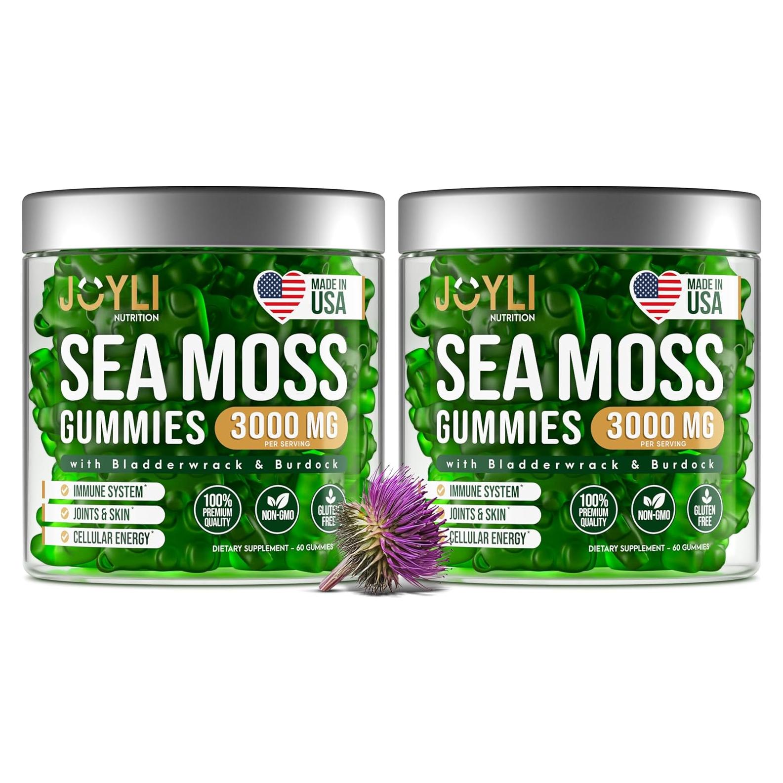 Gominolas de Musgo Marino JOYLI - Suplemento Vegano 60 Unidades