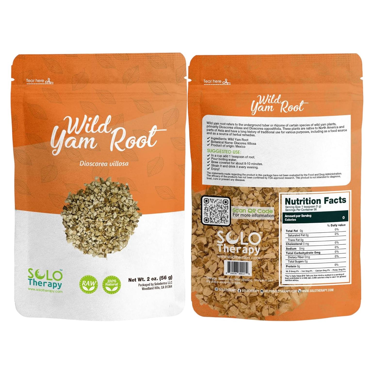 Té de Raíz de Ñame Silvestre 56.7 g Solo Therapy