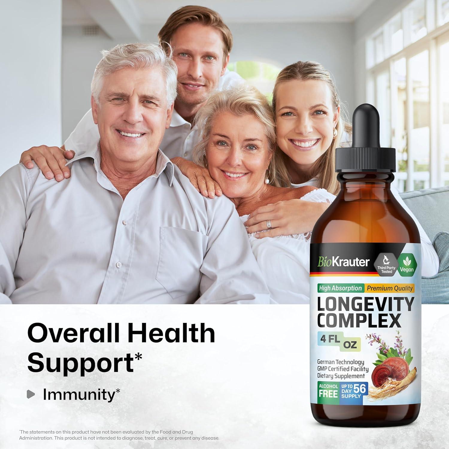 Suplemento Líquido de Hongos BioKrauter Reishi 118 ml - Vegano