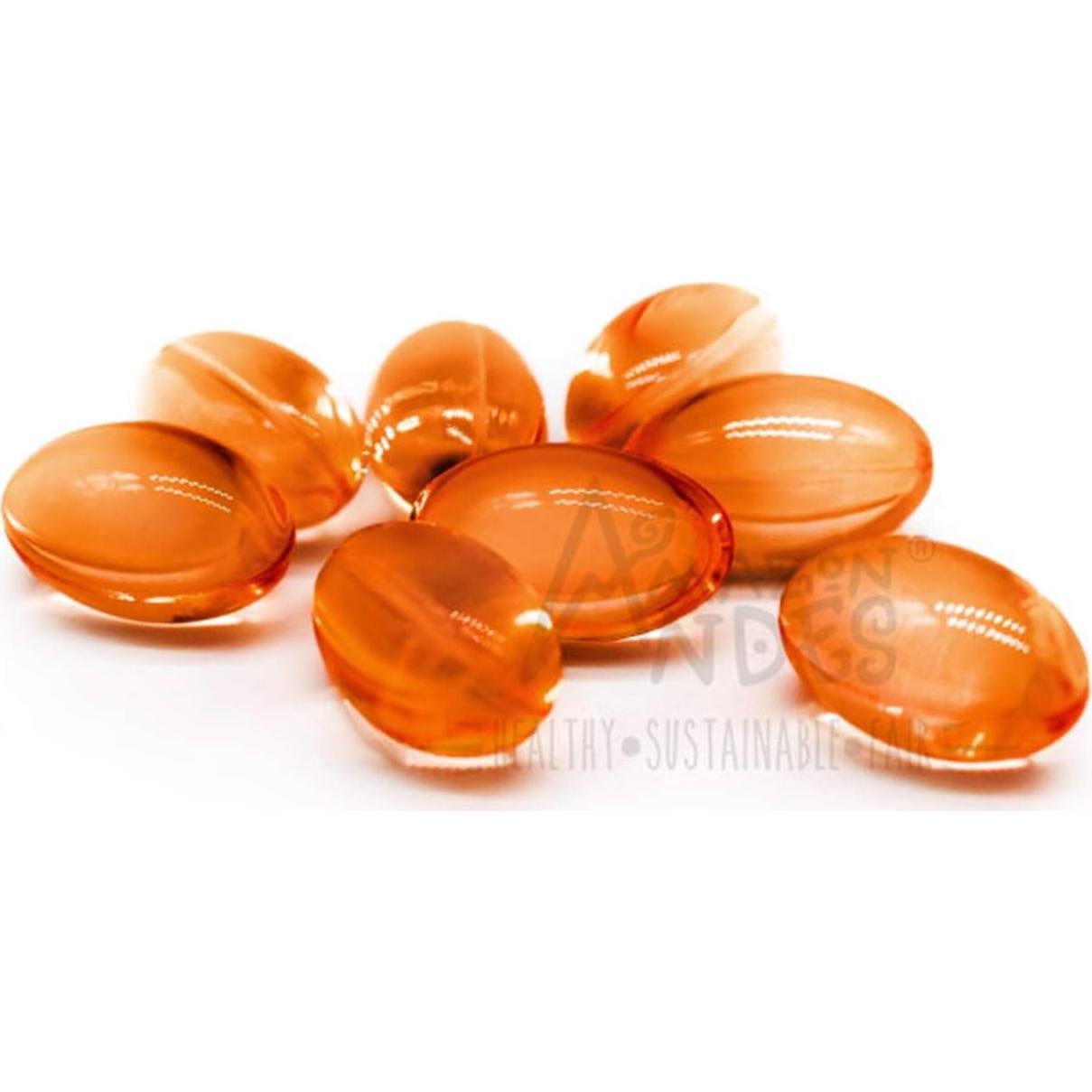 Cápsulas de Gel Suave de Aceite de Aguaje Amazon Andes 100% Vegano