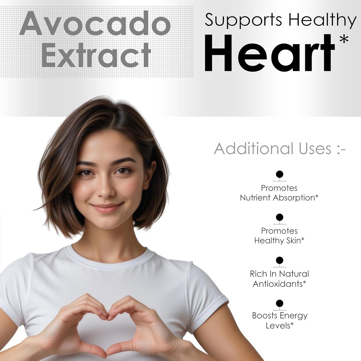 Suplemento de Aguacate Amalth 1000mg 120 Cápsulas Salud Articulaciones