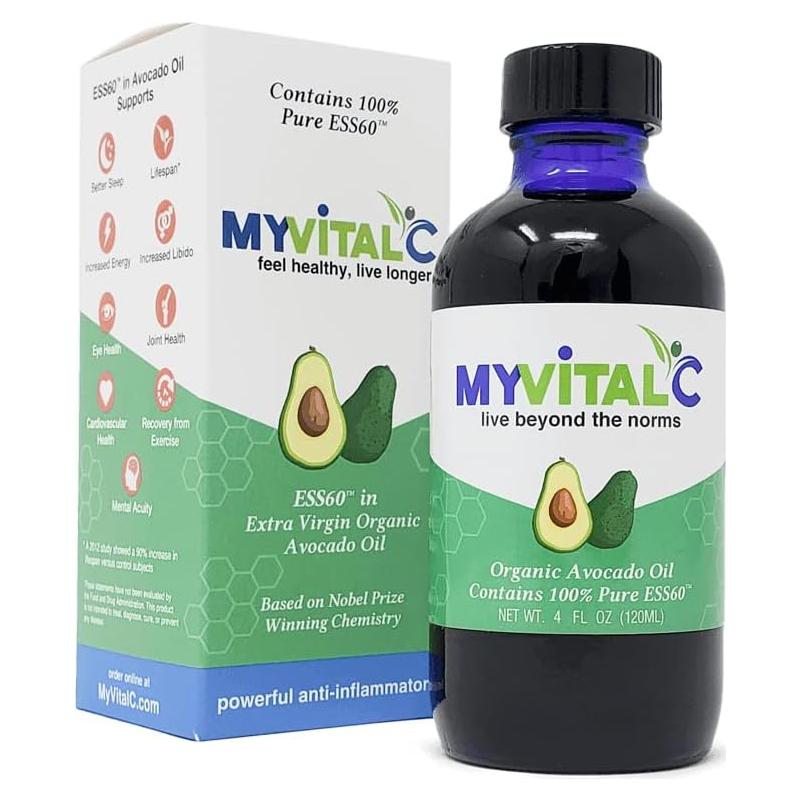 Aceite de Aguacate Orgánico MyVitalC 120ml - Antioxidante ESS60