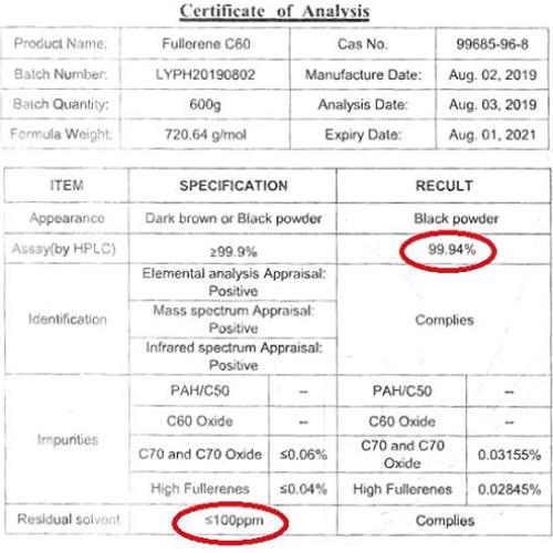C60 Aceite de Aguacate US Bucky Co 100ml 82mg Carbono 60