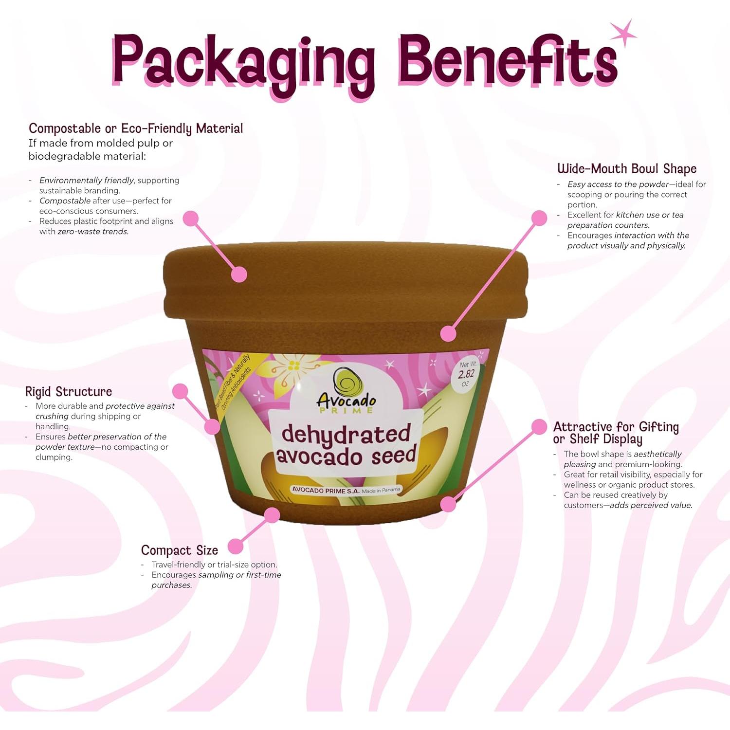 Polvo de Semilla de Aguacate Orgánico 80g - Superalimento Natural