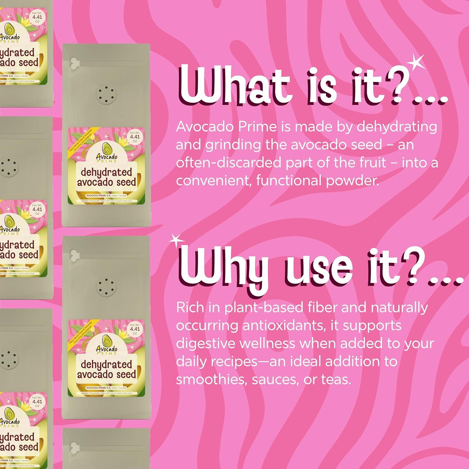 Polvo de Semilla de Aguacate Avocado Prime 125 g - Fibra y Antioxidantes