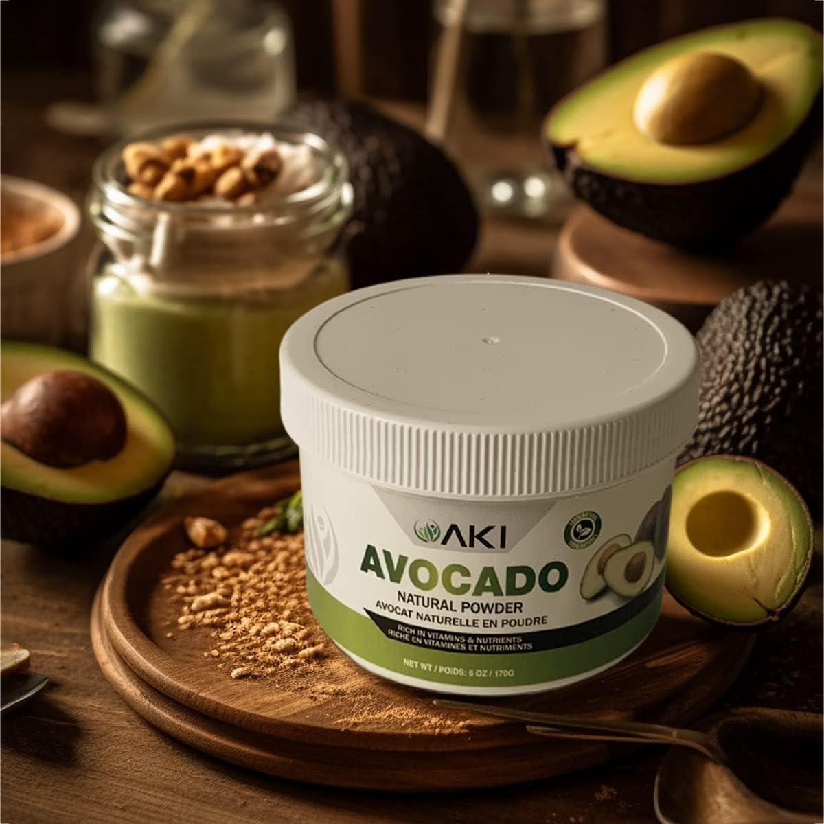 Polvo de Superalimento de Aguacate AKI 170g - Rico en Omega 3 y Vitaminas