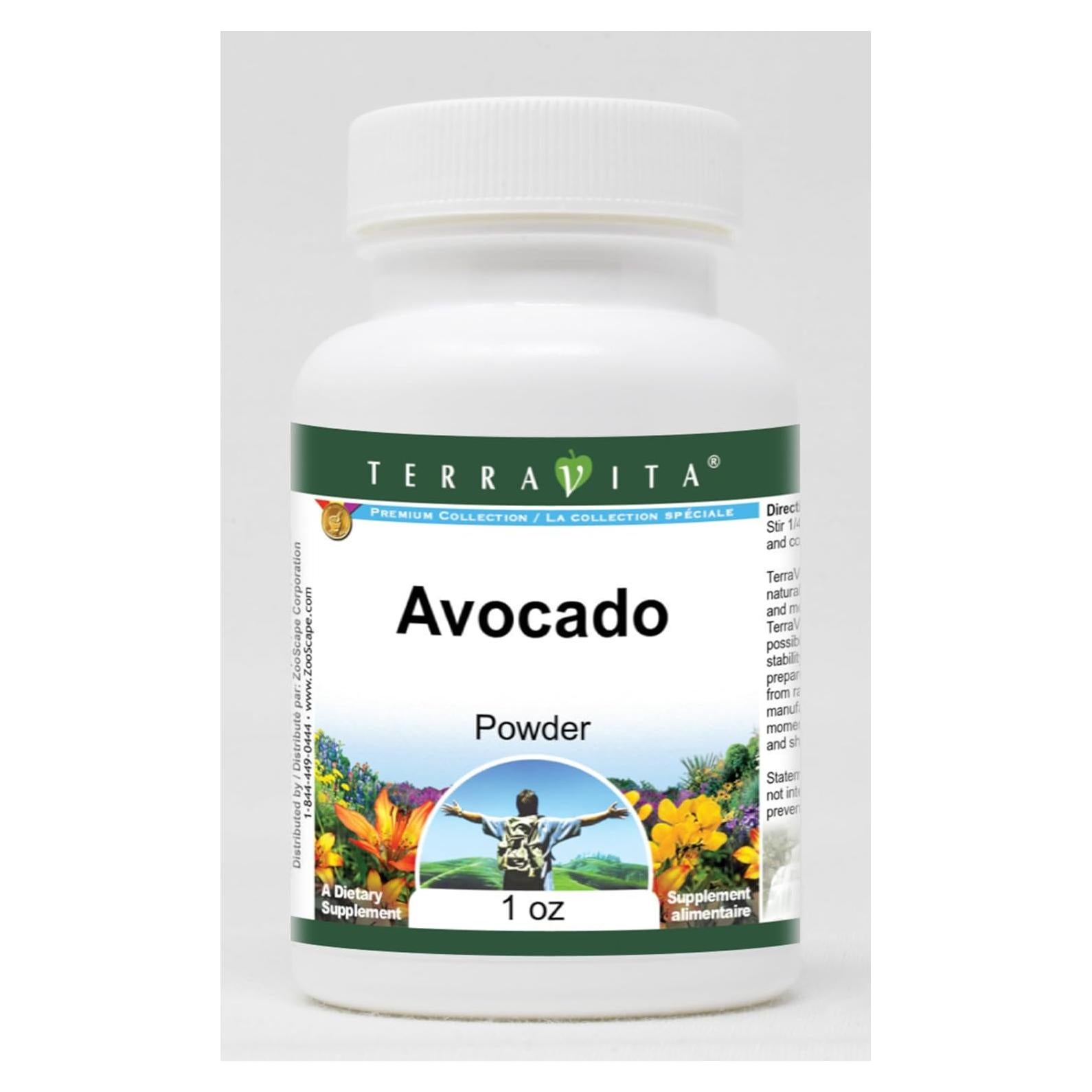 Polvo de Aguacate TerraVita 28.35 g Sin Rellenos