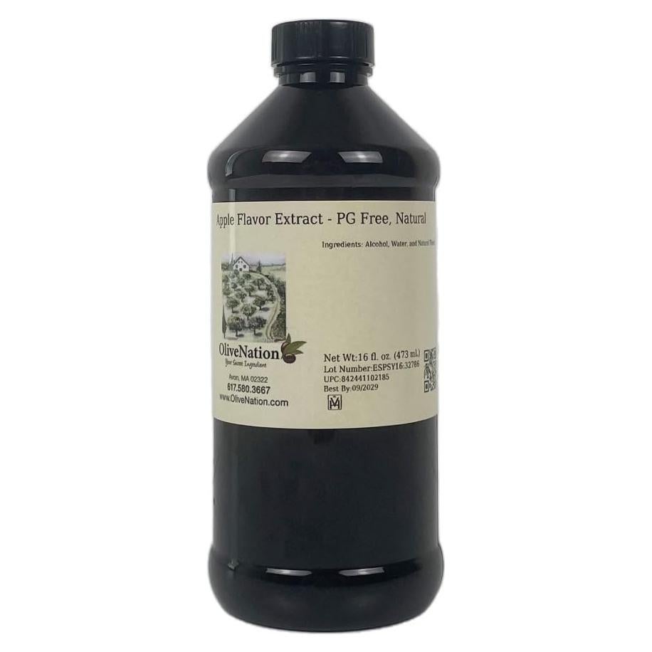 Extracto Natural de Manzana OliveNation 453 g - Vegano y Sin Gluten