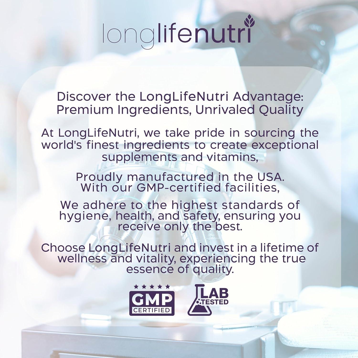 Extracto de Albaricoque LongLifeNutri 1000mg 180 Cápsulas Veganas