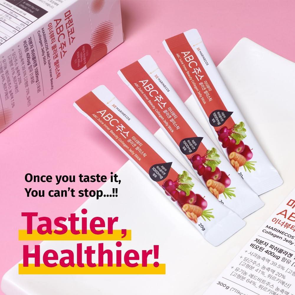 Gelatina de Colágeno Marino ABC con Jugo de Manzana 340g