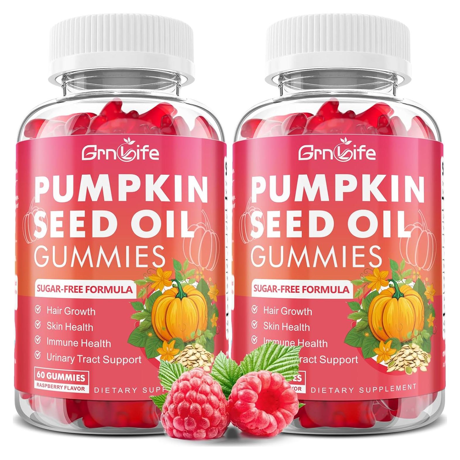 Gomitas de Aceite de Semilla de Calabaza GrnLife 120 Unidades