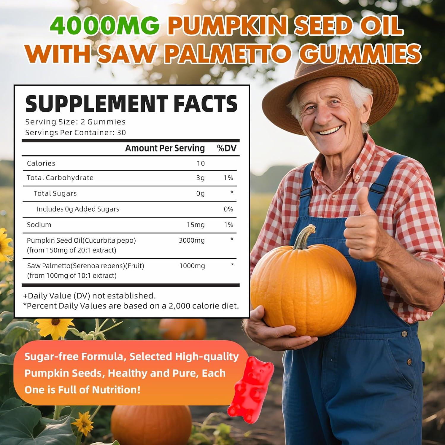 Gomitas de Aceite de Semilla de Calabaza GrnLife 120 Unidades