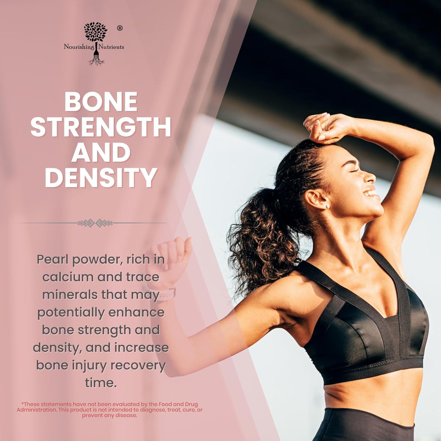 Suplemento de Polvo de Perla Nourishing Nutrients 120 cápsulas 1000mg