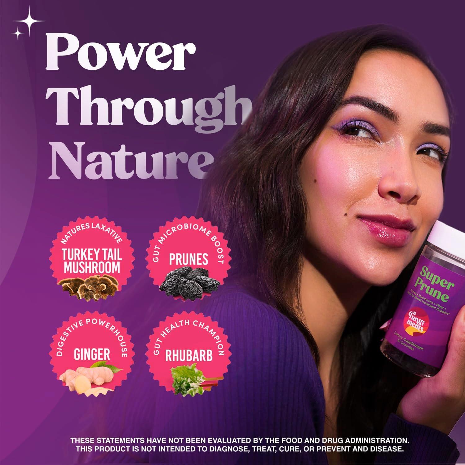 Suplemento de Hongos Super Prune Nutra Gummy 30 Gominolas