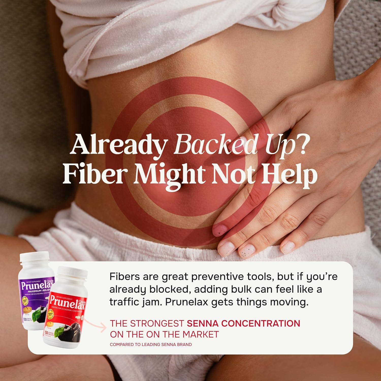 Tabletas Laxantes Prunelax - 120 Tabletas con Senna Extra
