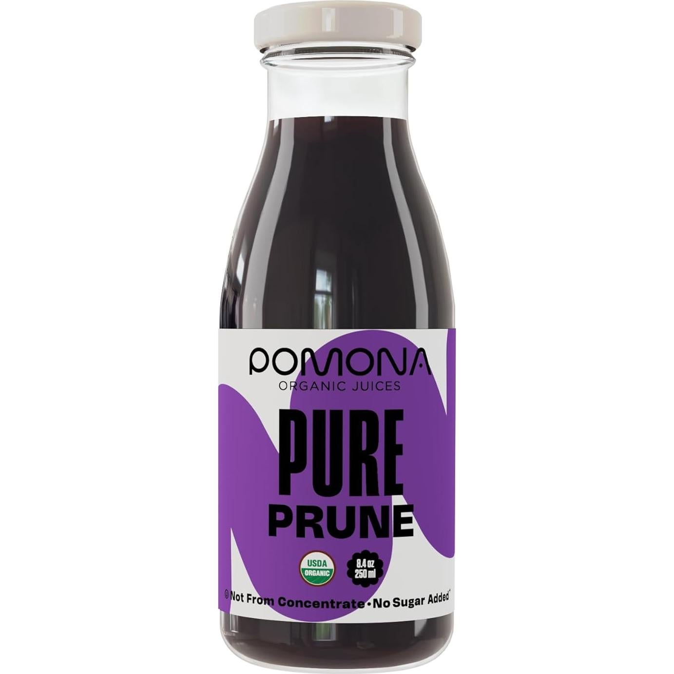 Jugo de Ciruela Orgánico Pomona, 12 Botellas de 250 ml