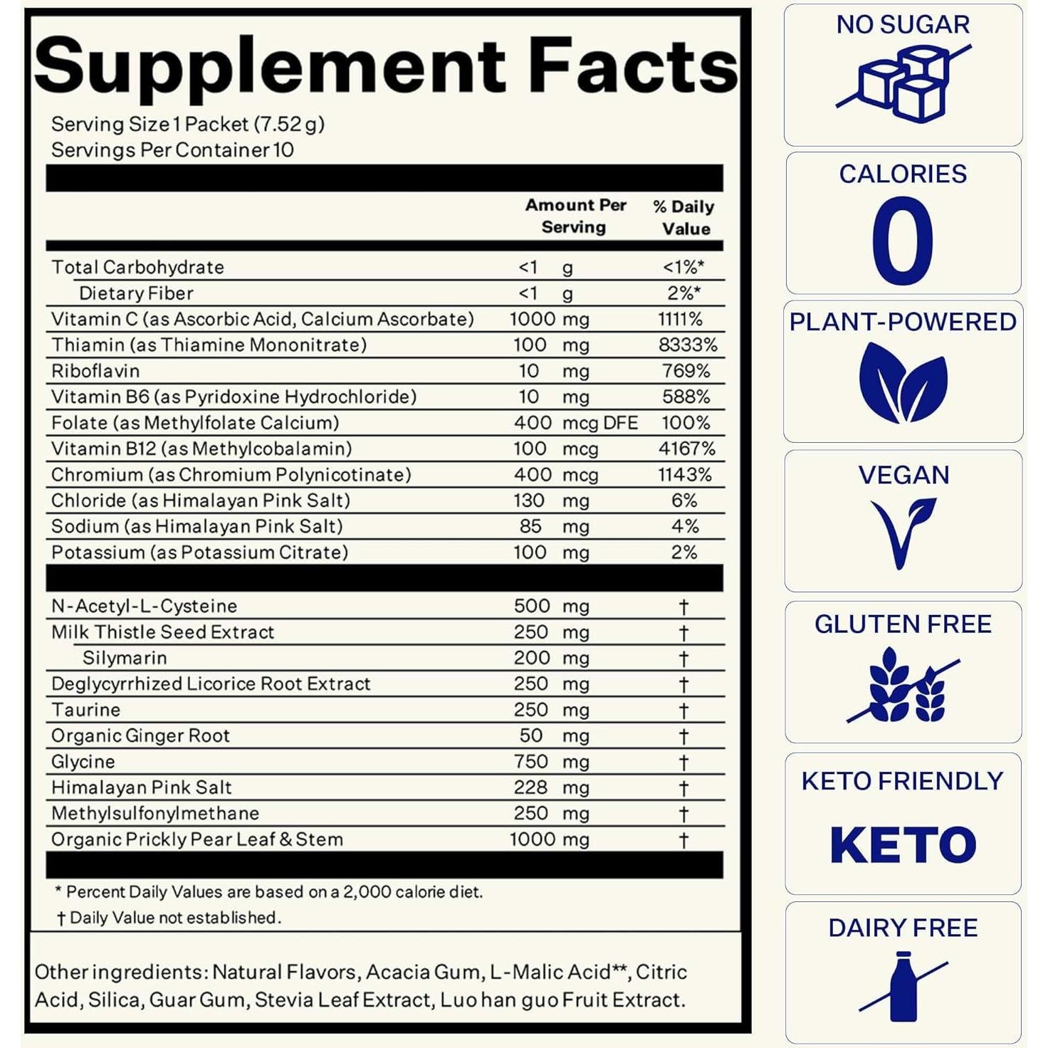 Suplemento Pre-Bebida Blueshift Pre-Game 10 Paquetes 7.65g
