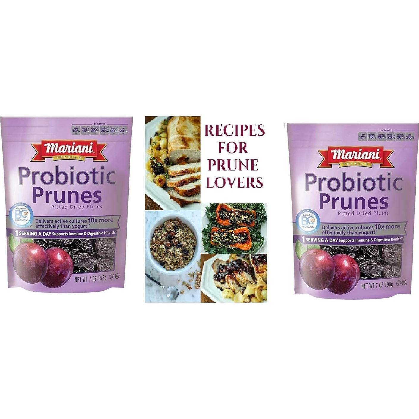 Ciruelas Pruinadas Probióticas RLP - 2 Paquetes de 170 g