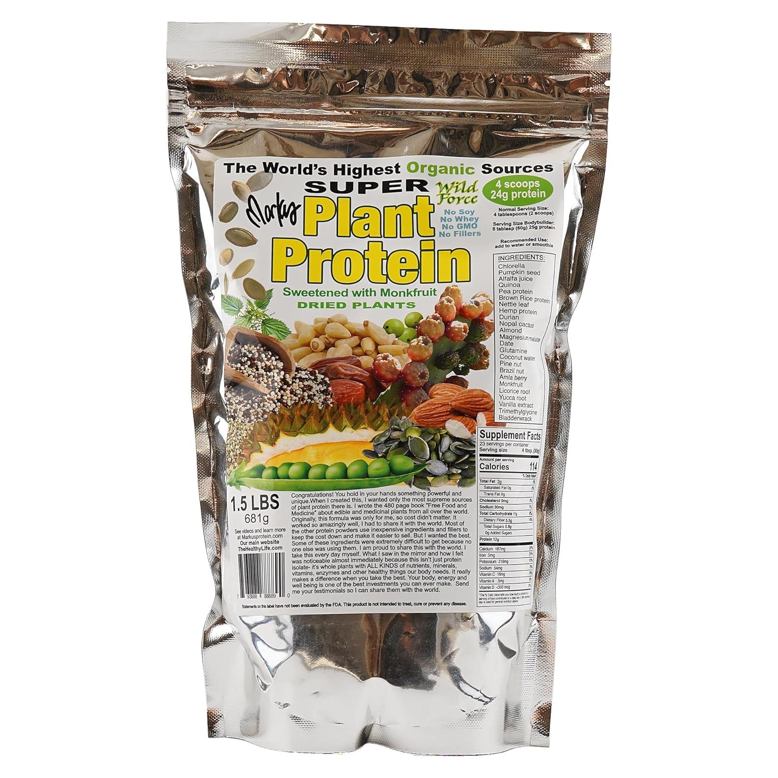 Proteína Vegetal Superior Markus 681g - Polvo Vegano Nutritivo
