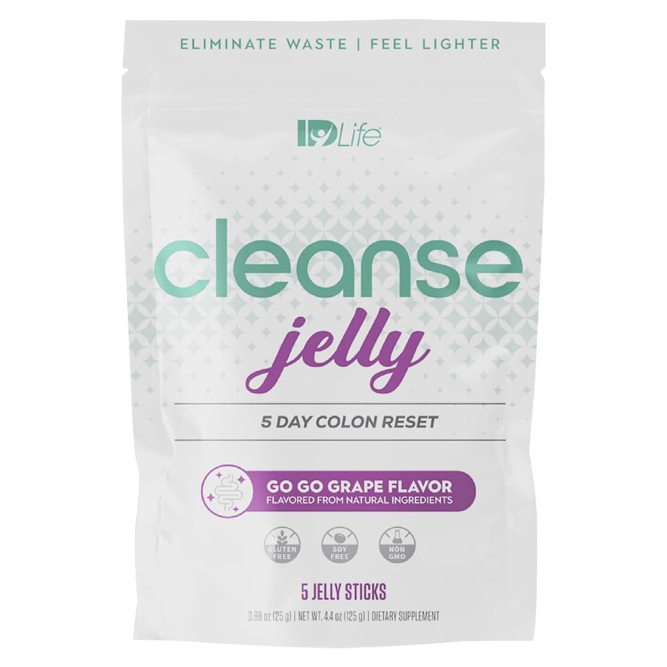 Gelatina de Limpieza IDLife - Jugo de Ciruela y Manzana - 5 Palitos