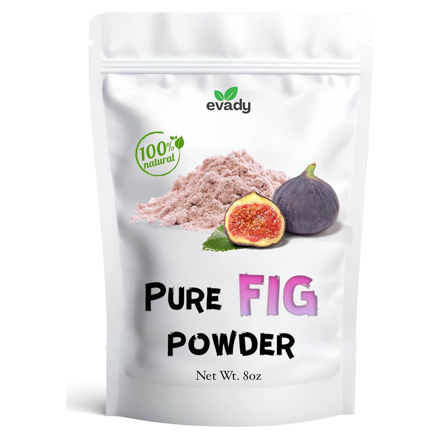 Polvo de Higo Natural 227 g - Evady, Rico en Vitaminas y Antioxidantes
