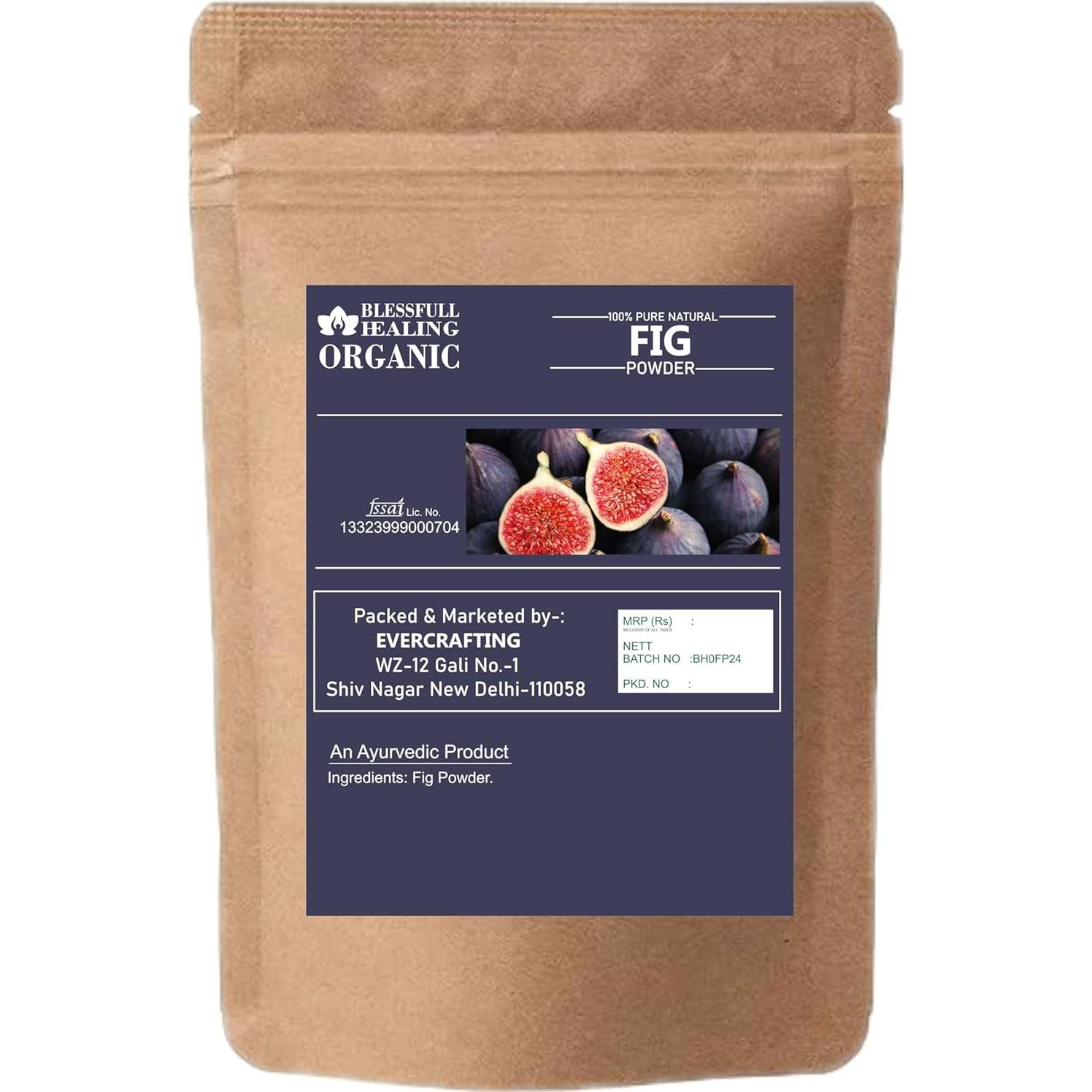 Polvo de Higo Orgánico 100% Puro Blessfull Healing 100g