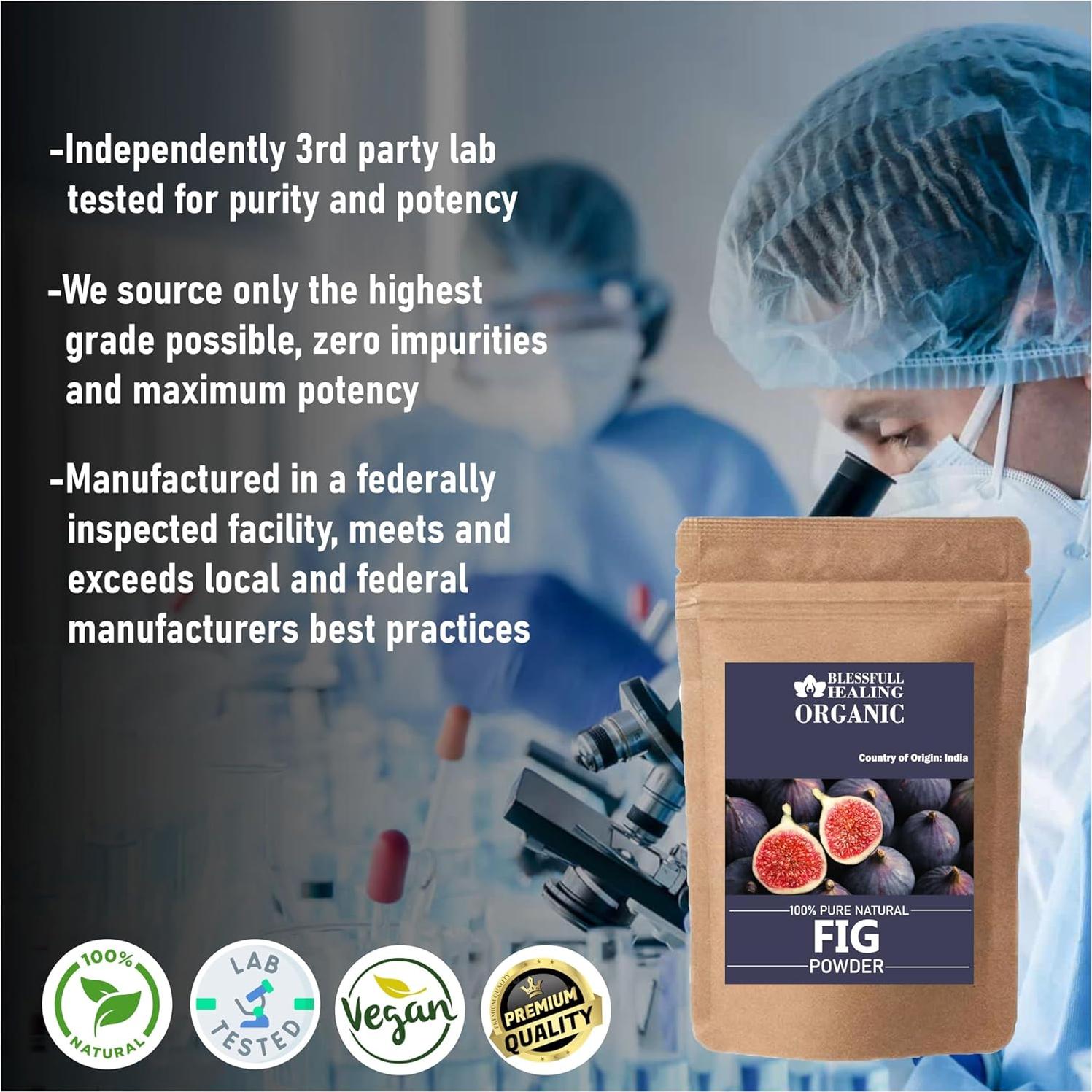 Polvo de Higo Orgánico 100% Puro Blessfull Healing 100g
