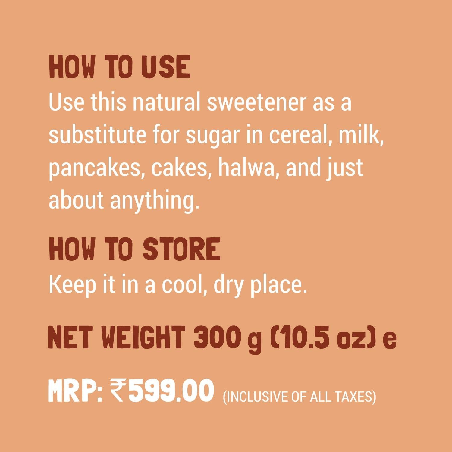 Polvo de Dátil Árabe Sin Hueso Slurrp Farm 300g - Endulzante Natural
