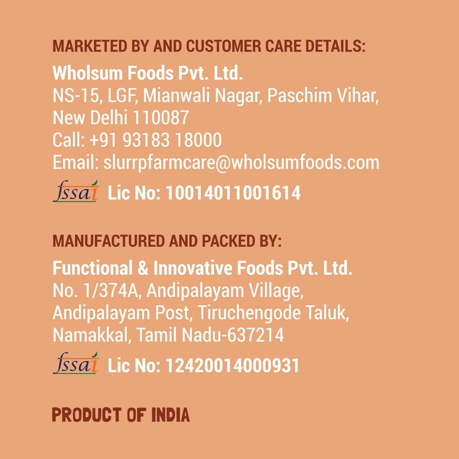 Polvo de Dátil Árabe Sin Hueso Slurrp Farm 300g - Endulzante Natural