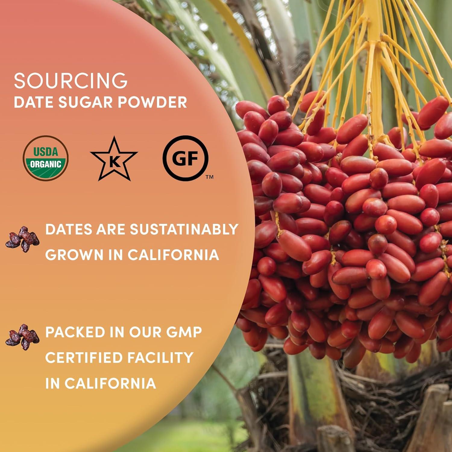 Azúcar de Dátil Orgánico en Polvo Worldwide Botanicals 0.45 kg