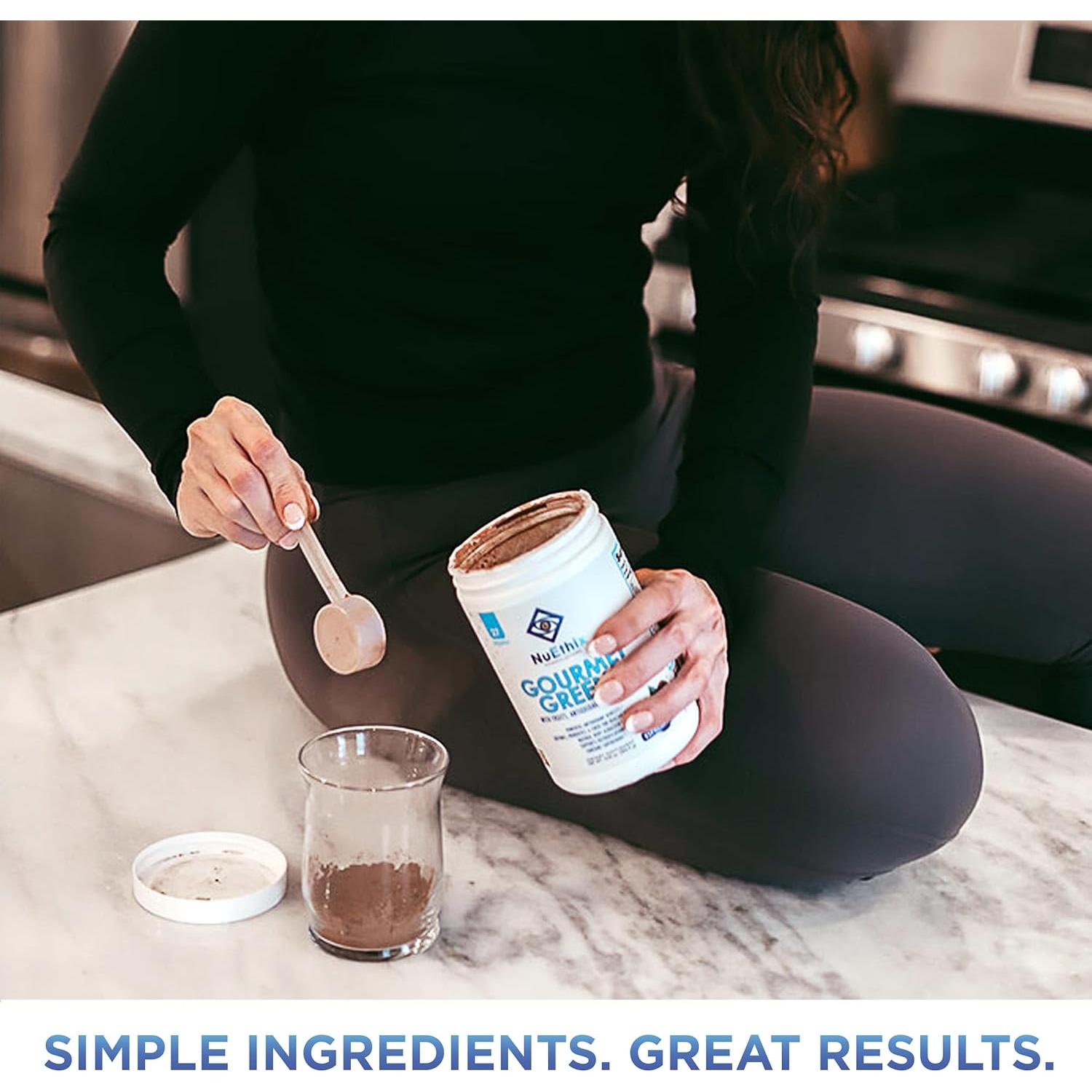 Suplemento Dietético Gourmet Greens NuEthix Espresso 27 Porciones