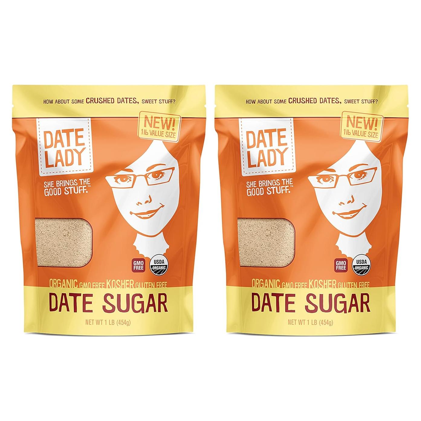 Azúcar de Dátil Orgánico Date Lady 907g - Edulcorante Natural